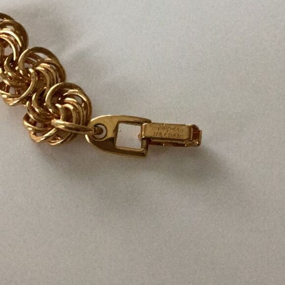 Vintage Napier Gold Chain Knot Necklace - Picture 5 of 5
